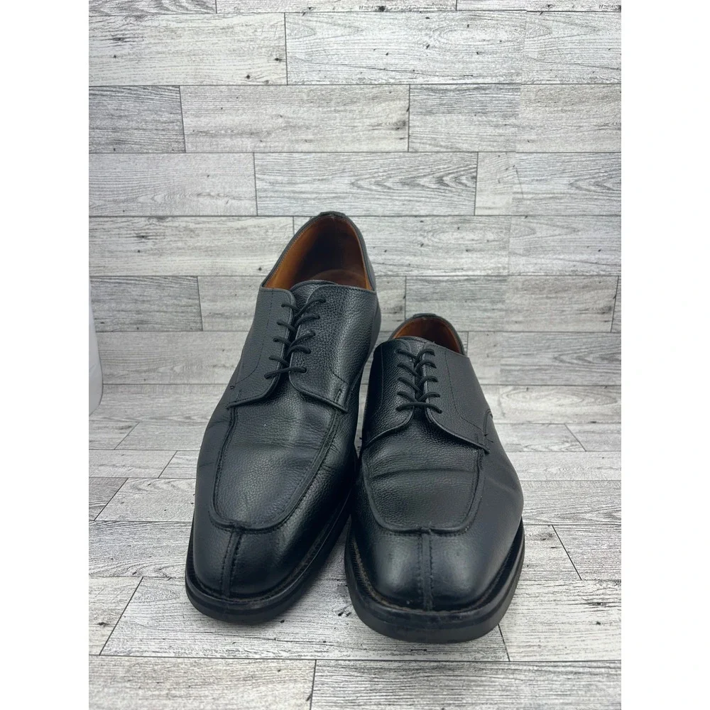 E.T. Wright Masters Collection Sanders Black Leather Dress Shoes Men 12B England